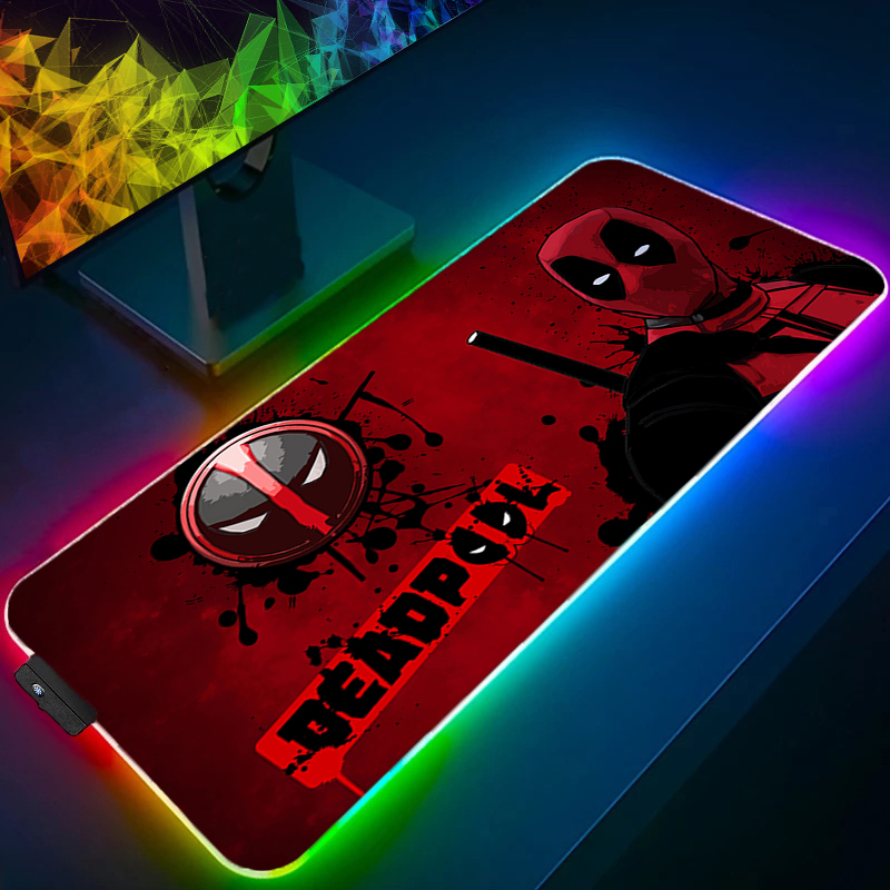 Gaming Accessories For Gaming Setup - Alfombrilla de ratón LED para videojuegos,