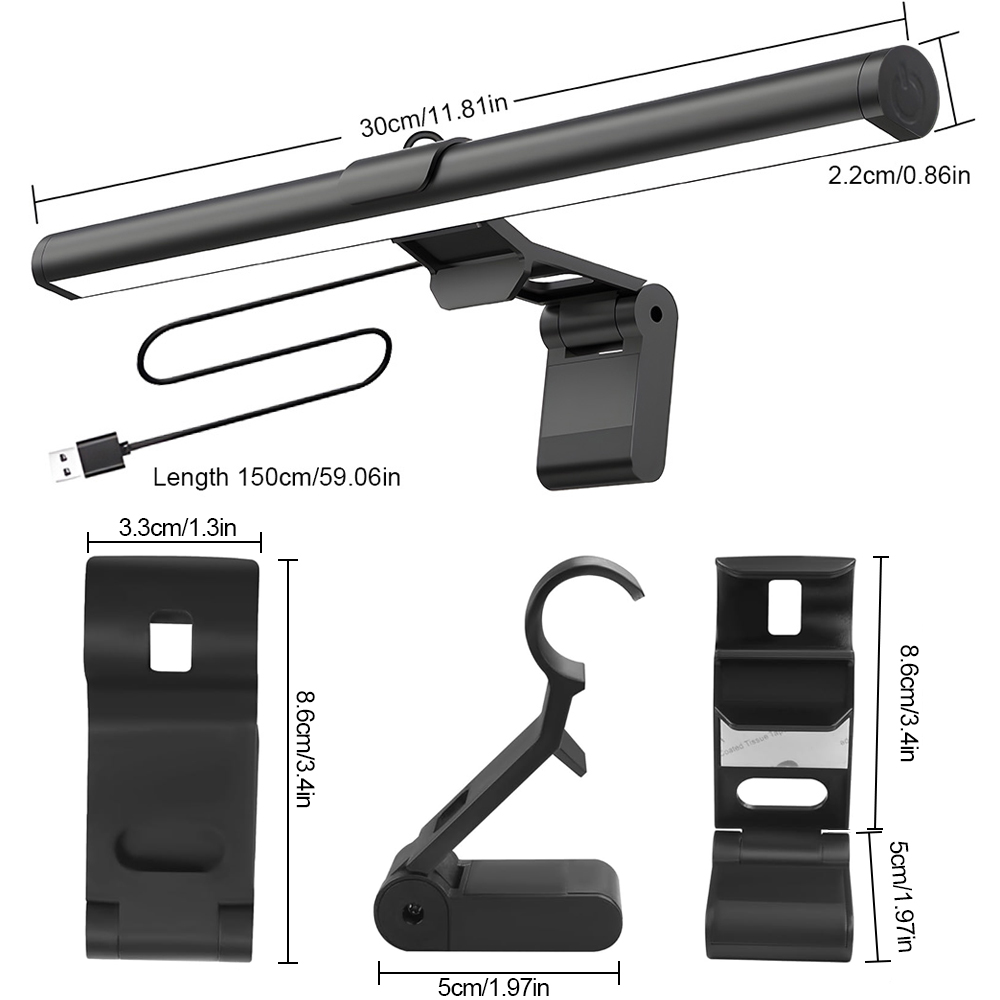 Gaming Accessories Led - Barra de luz colgante para pantalla