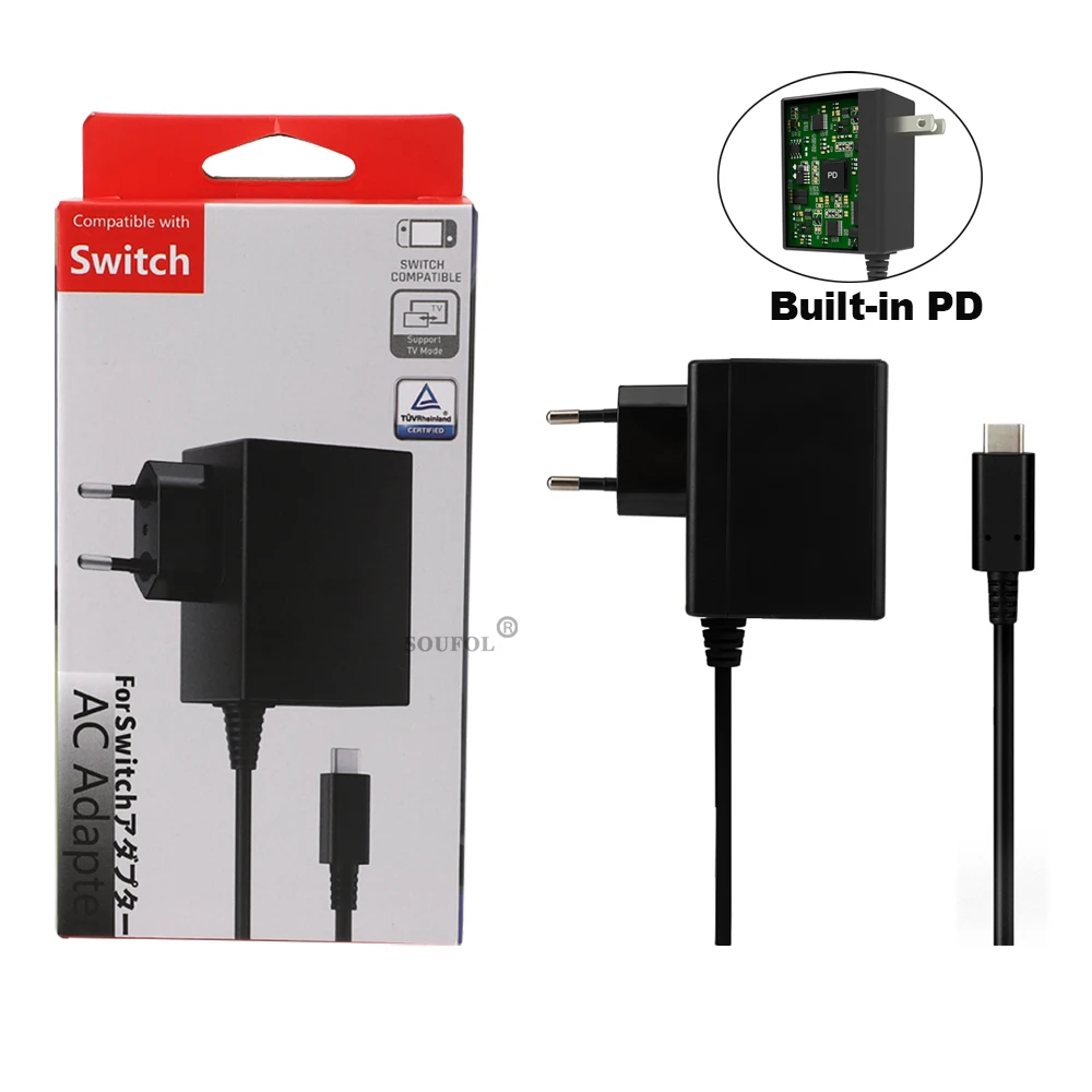 Gaming Accessories Wall - Cargador/adaptador de corriente alterna para interruptor