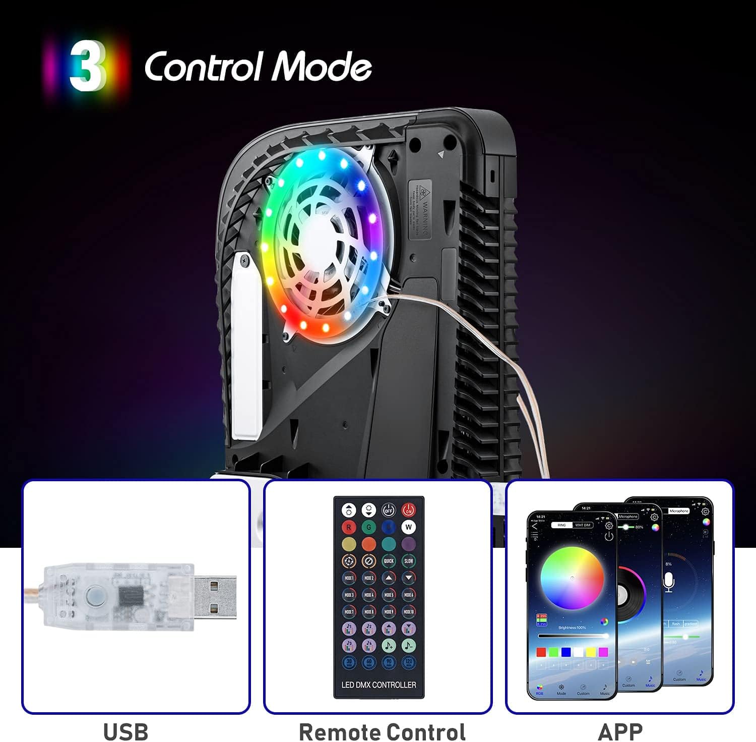 Gaming Accessories Led - Tira de luces LED RGB para