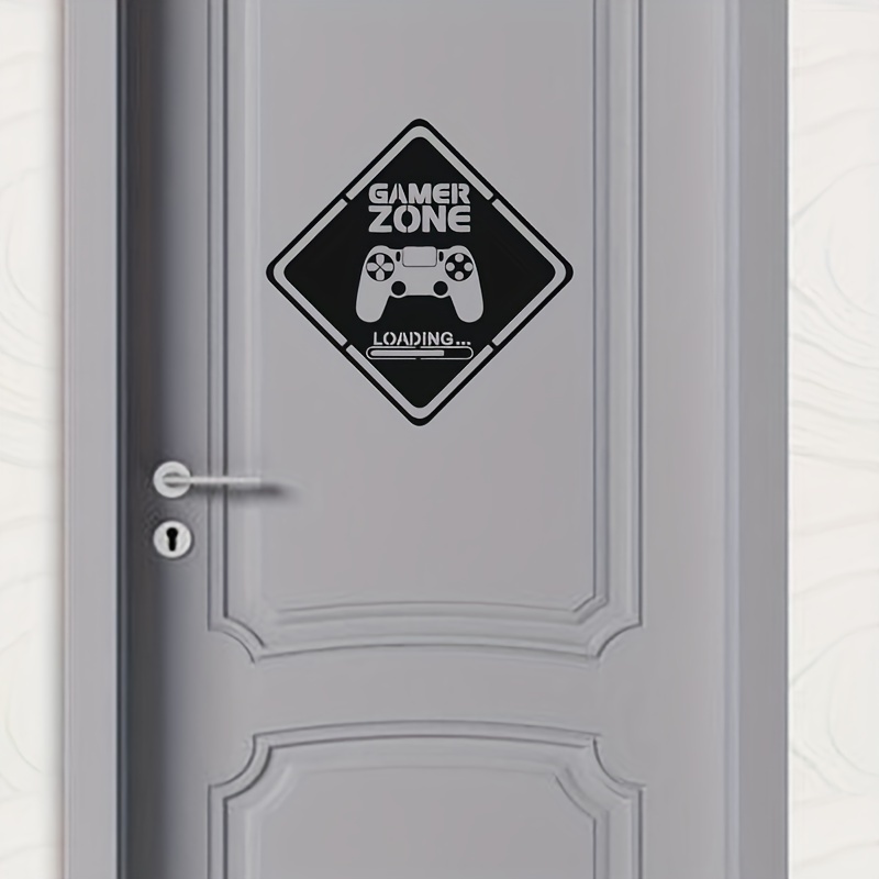 Gaming Accessories Wall - 1 pegatina de vinilo para pared