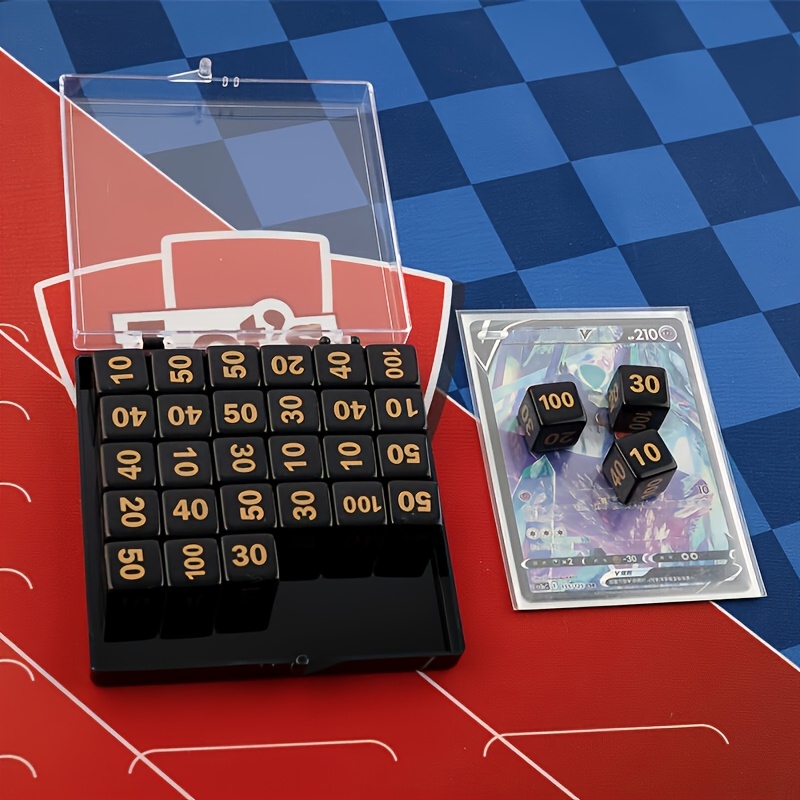 Gaming Accessories Must Have - 10 dados de conteo PTCG, dados