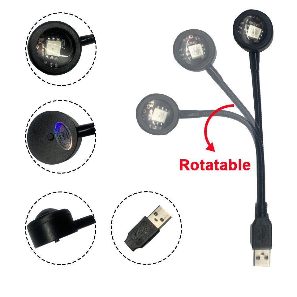 Lámpara USB con Gradiente de C - Gaming Accessories Led reseña y precio