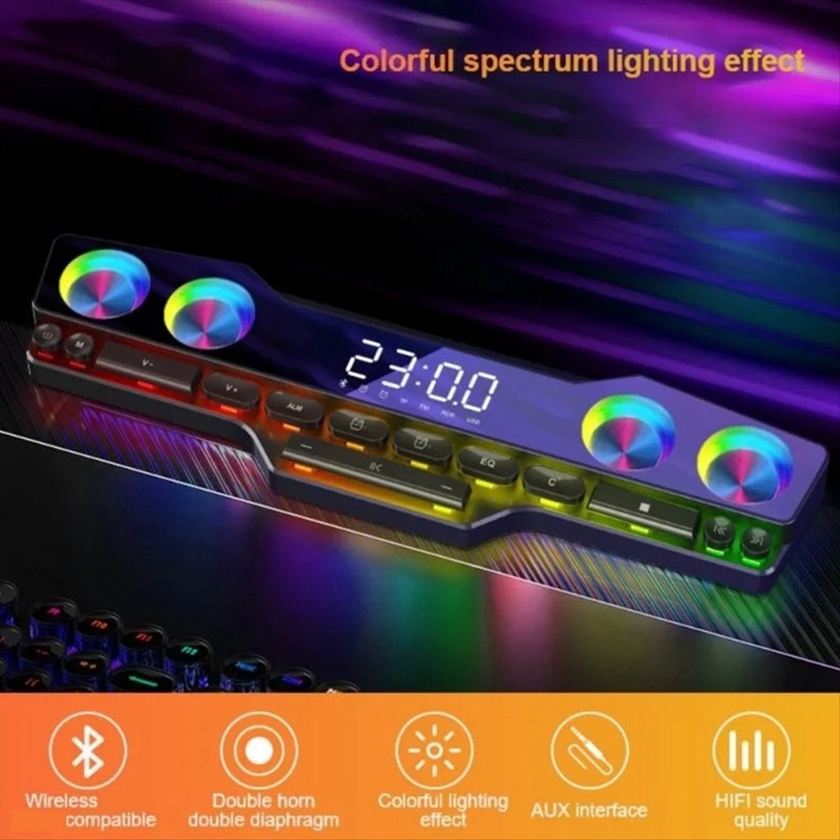 Altavoces DTC5 V18 con Luces L - Gaming Accessories Led reseña y precio