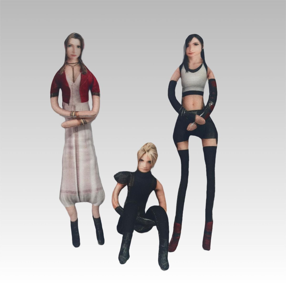 Anime Cloud Strife Tifa Lockha - Gaming Accessories Toys reseña y precio