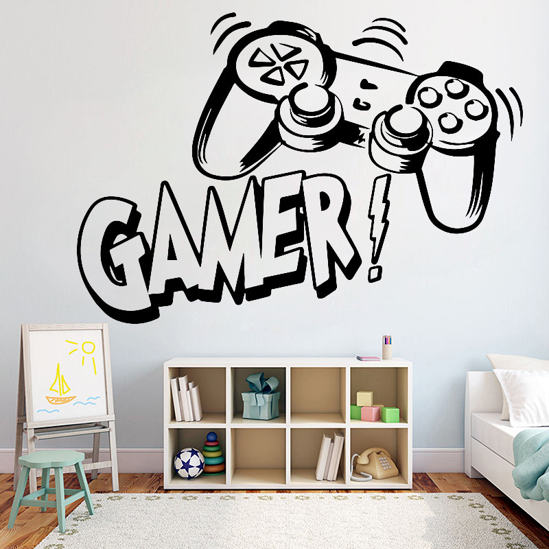 Pegatina de pared para habitac - Gaming Accessories Wall reseña y precio