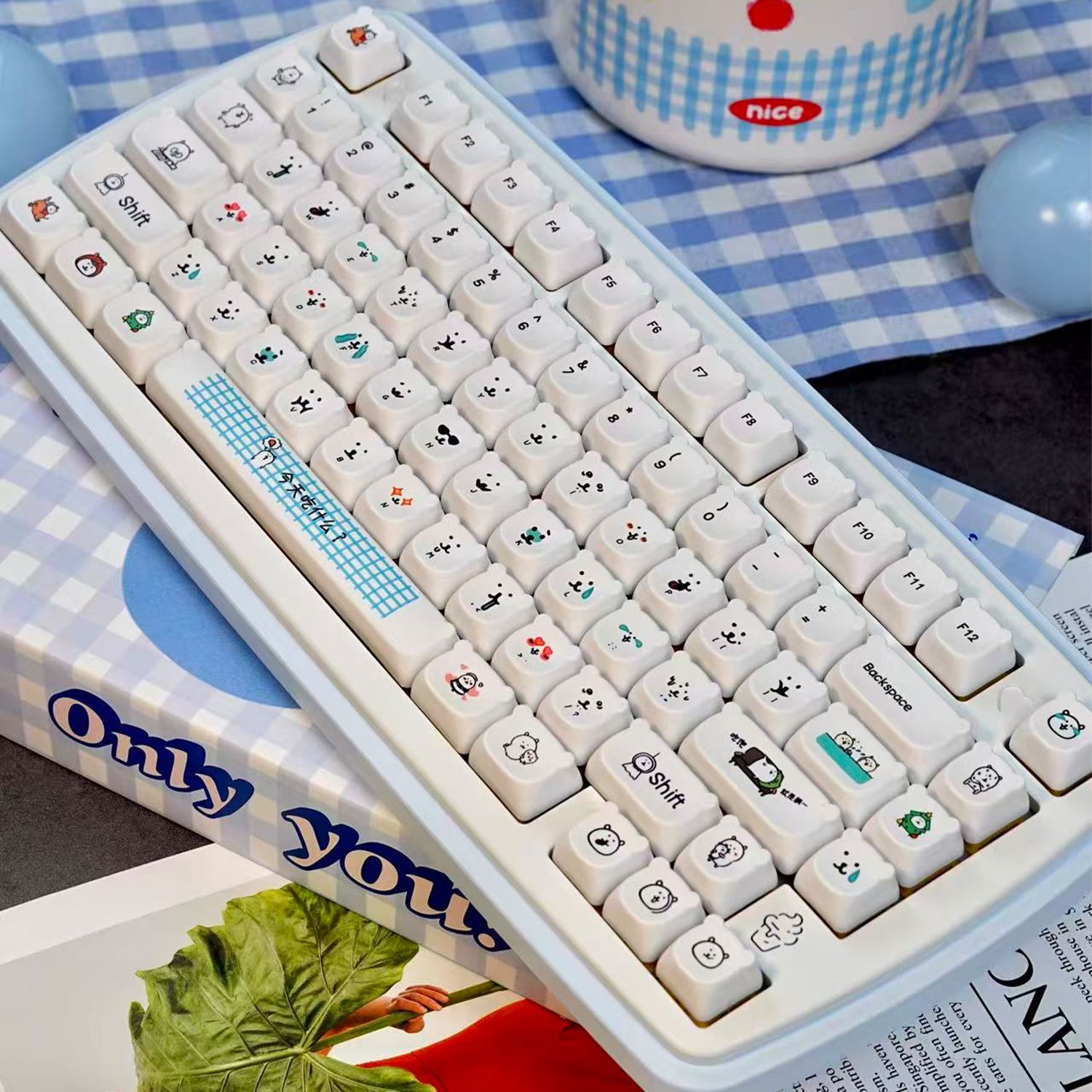 Teclas PBT Kawaii con Diseño d - Gaming Accessories In Japan reseña y precio