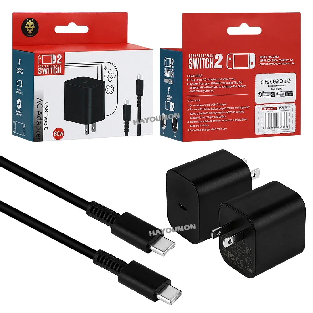 Adaptador de CA para Switch 2, - Gaming Accessories Wall reseña y precio
