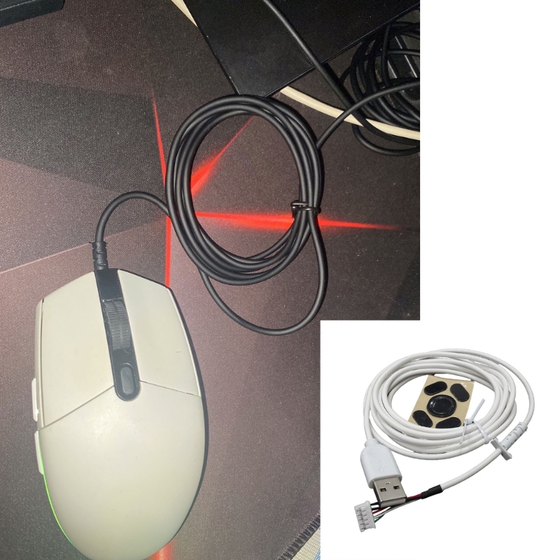CPDD Cable línea ratón USB y p - Gaming Accessories Repair reseña y precio