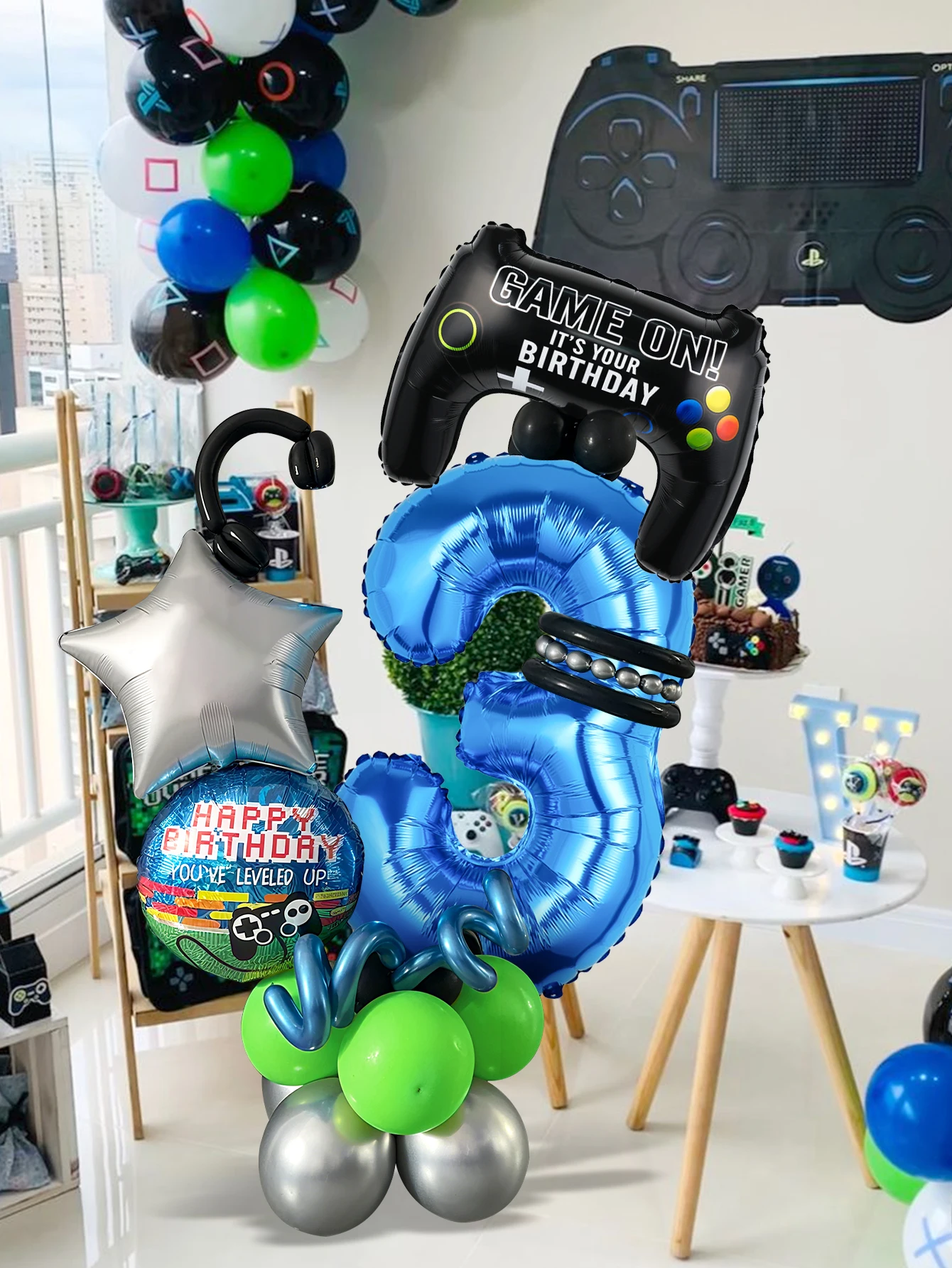 Kit de 32 Globos con Temática  - Gaming Accessories For Room reseña y precio