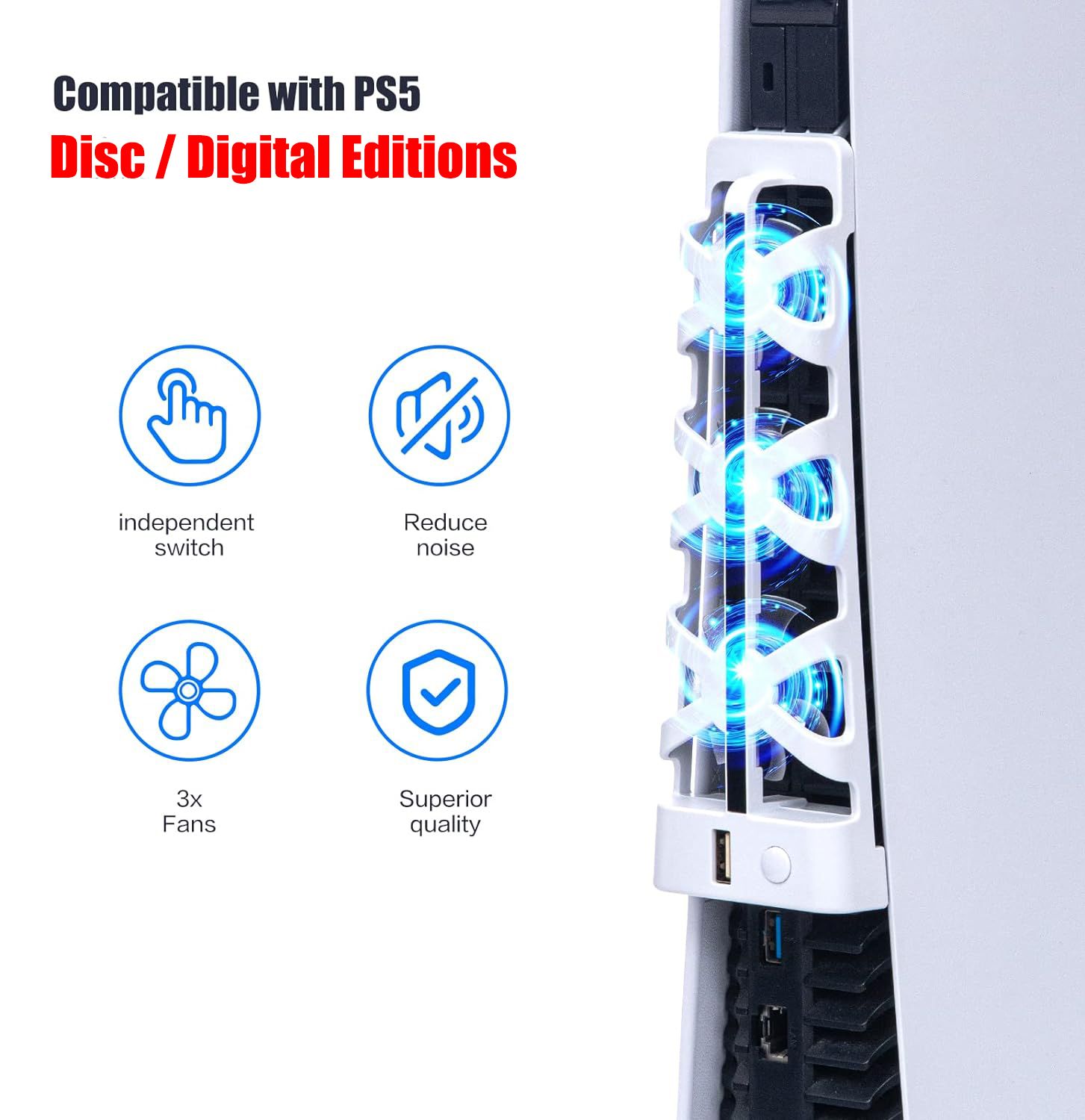 Ventilador de Refrigeración Si - Gaming Accessories Led reseña y precio